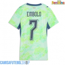 Camisa de time de futebol Suíça Breel Embolo #7 Replicas 2º Equipamento Feminina Mundo 2026 Manga Curta